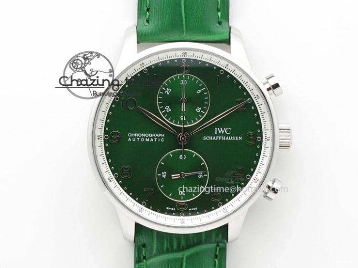 MIROTIME 0325 Portuguese Chrono IW371609 ZF 1:1 Best Edition Black Dial on Black Leather Strap A SmartChoice 7100